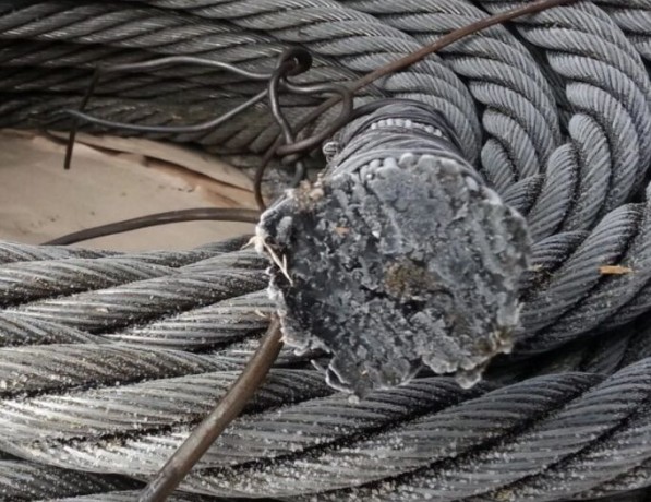 Канат стальной двойной круглопрядный левой свивки ВК ЛК-О 11,5 мм ГОСТ 3069-80 фото