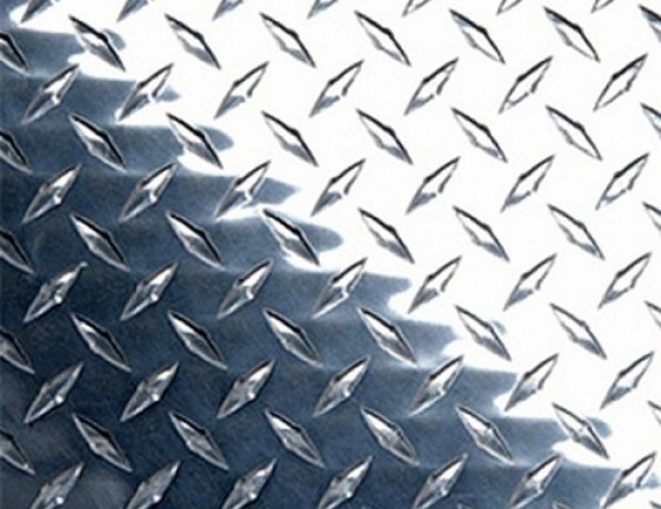 Лист нержавеющий рифленый г/к даймонд 12Х18Н10Т 6 мм фото