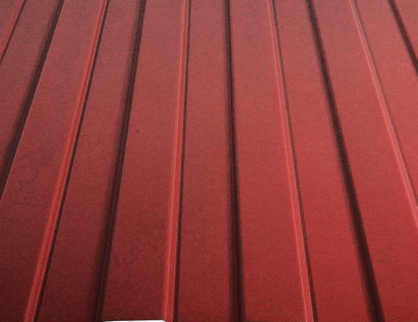 Профнастил стальной несущий двухсторонний волна гладкий графитовый серый Н57 0,3х57х1100х750 мм ГОСТ 24045-2016 фото