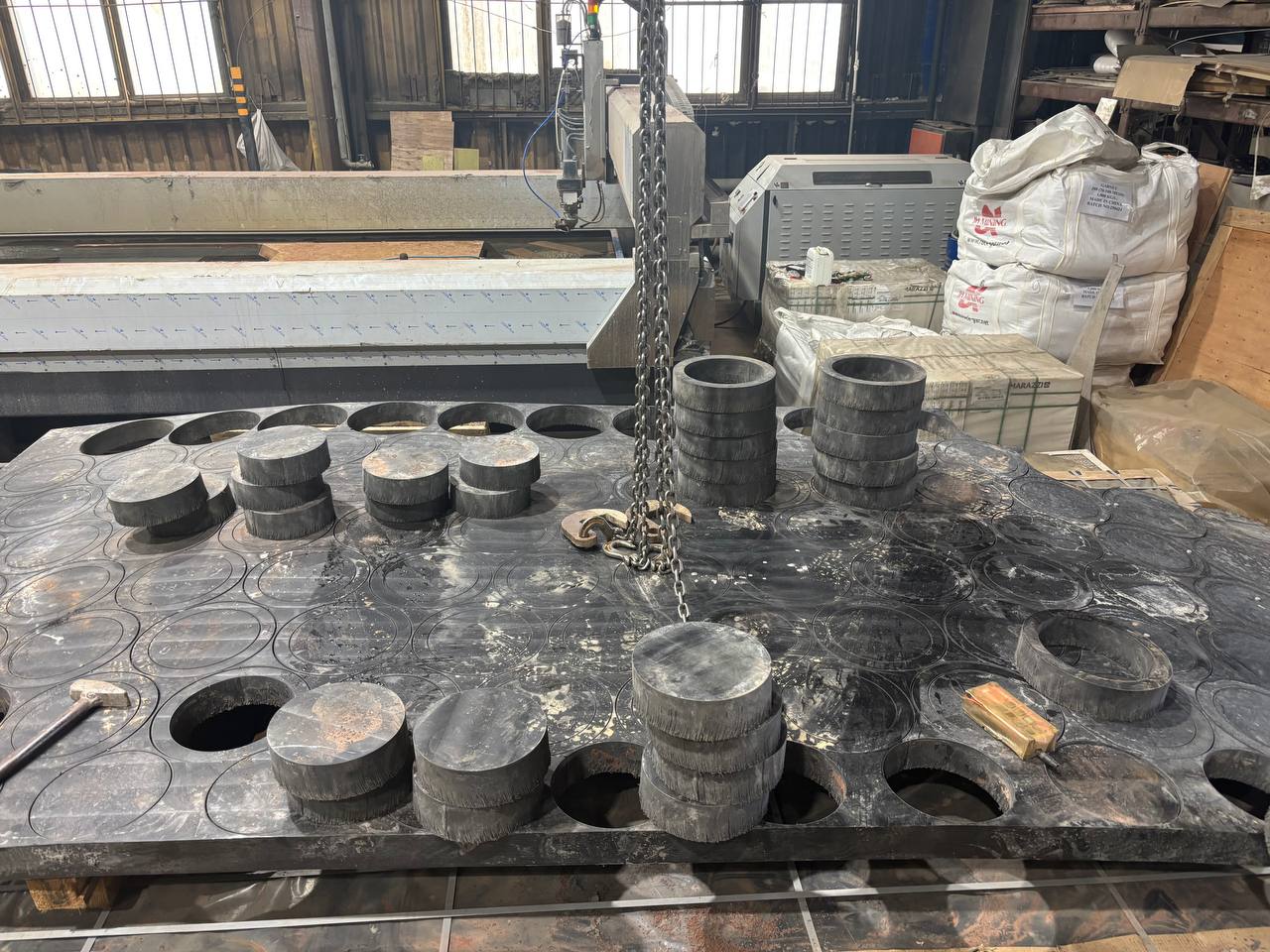 Гидрообразивная резка ПНД